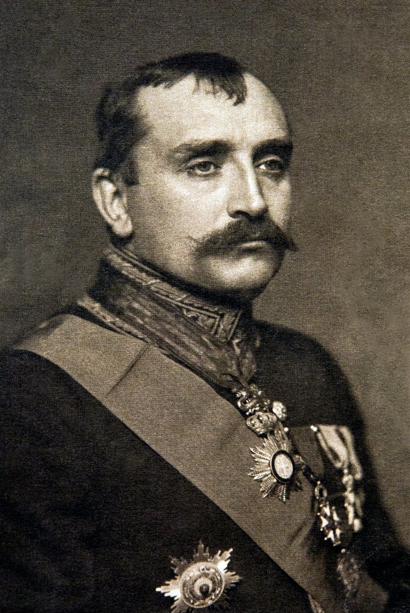 Paul Claudel i konsul-drakt 1910 - fotografi av Jan Nepomuk Langhans av Jan (studio of) Langhans