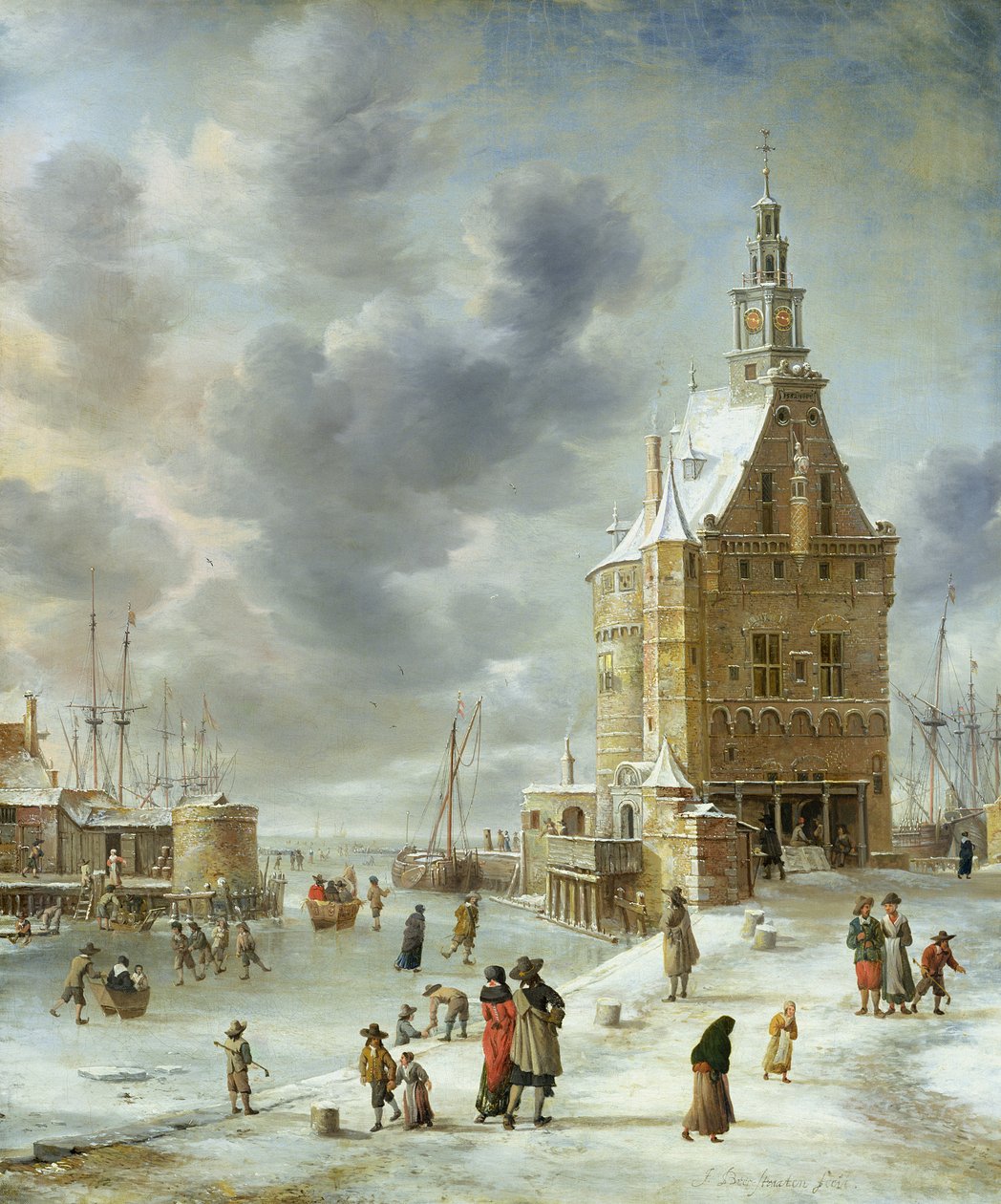 Byporten til Hoorn av Jan Abrahamsz. Beerstraten