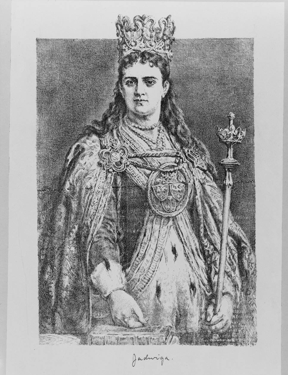 Dronning Jadwiga av Polen, 1800-tallet av Jan Alojzy Matejko