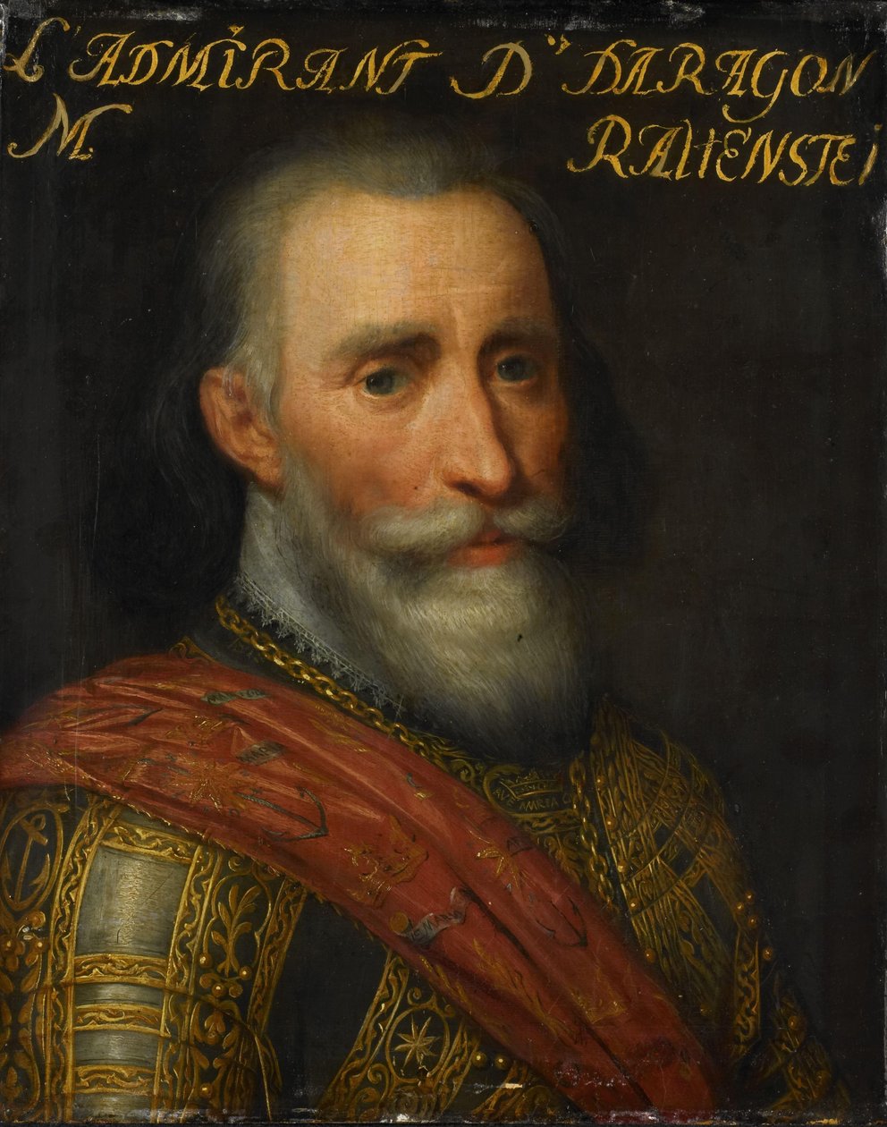 Portrett av Francisco Hurtado de Mendoza, admiral av Aragon av Jan Antonisz van Ravesteyn (workshop of)