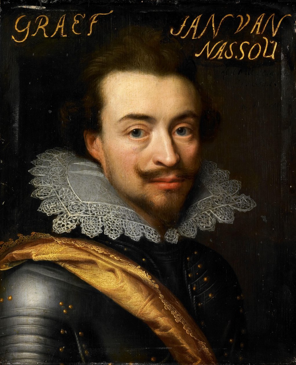 Portrett av Jan den yngre, grev av Nassau-Siegen (greve Johannes VIII av Nassau-Siegen) av Jan Antonisz van Ravesteyn (workshop of)