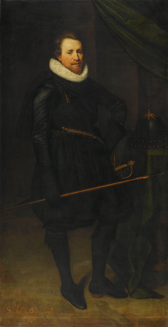 Portrett av Sir John Burroughs (1587-1627) av Jan Antonisz van Ravesteyn