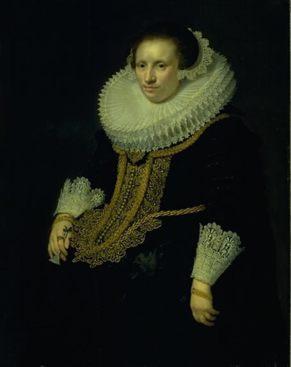 Portrett av en dame av Jan Antonisz. van Ravesteyn
