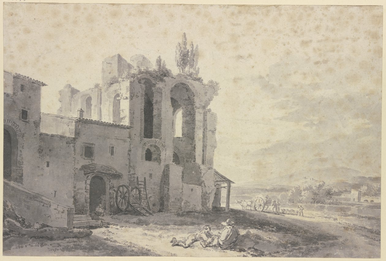 Romerske ruiner av Jan Asselijn