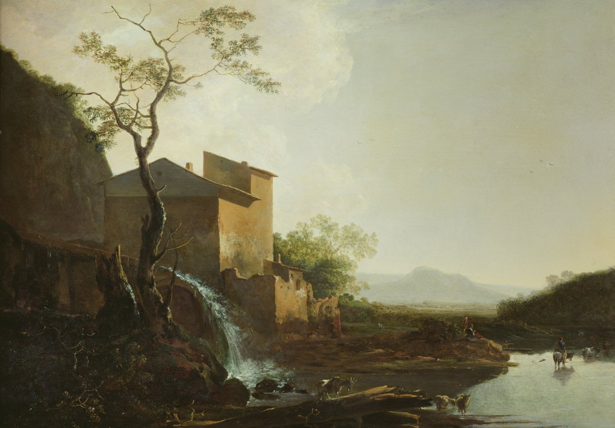 Landskap med vannmølle av Jan Asselyn