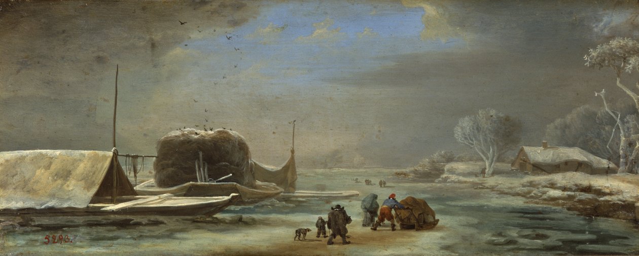 Vinterscene av Jan Asselyn
