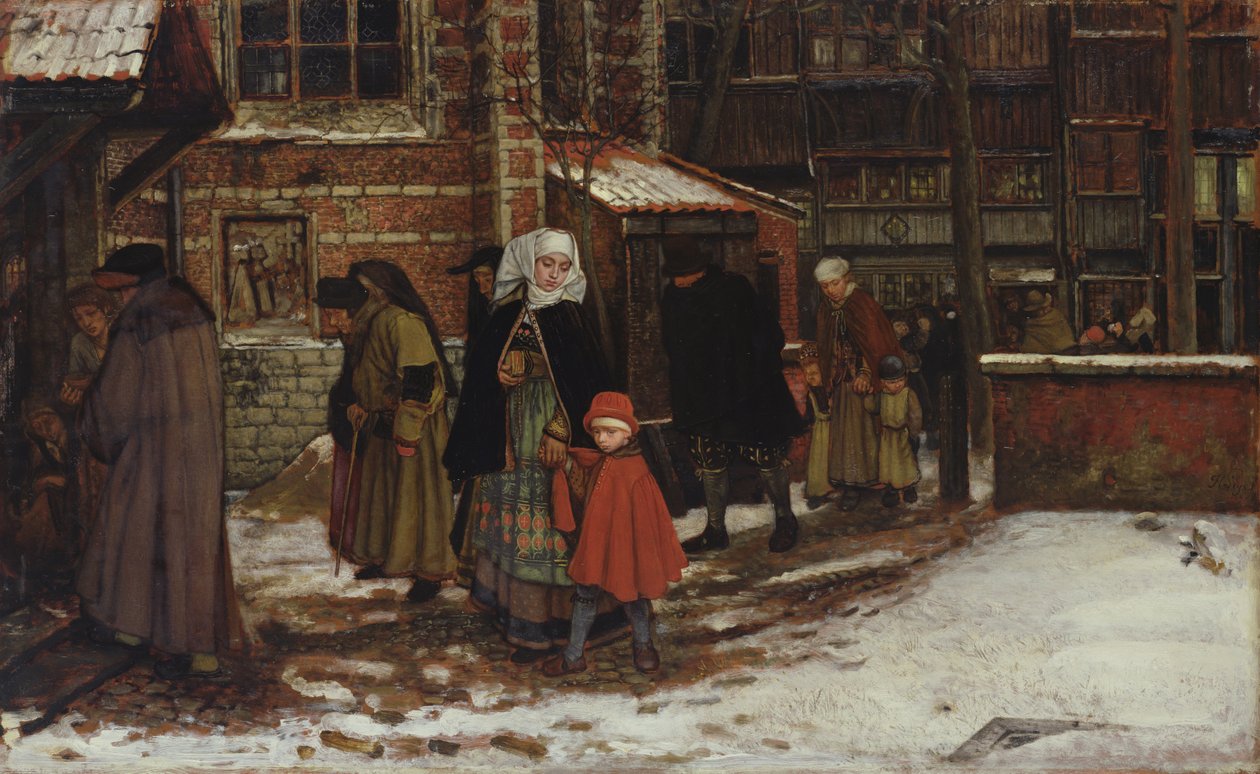 St. Johns Festival, 1859 (se også 234224) av Jan August Hendrik Leys