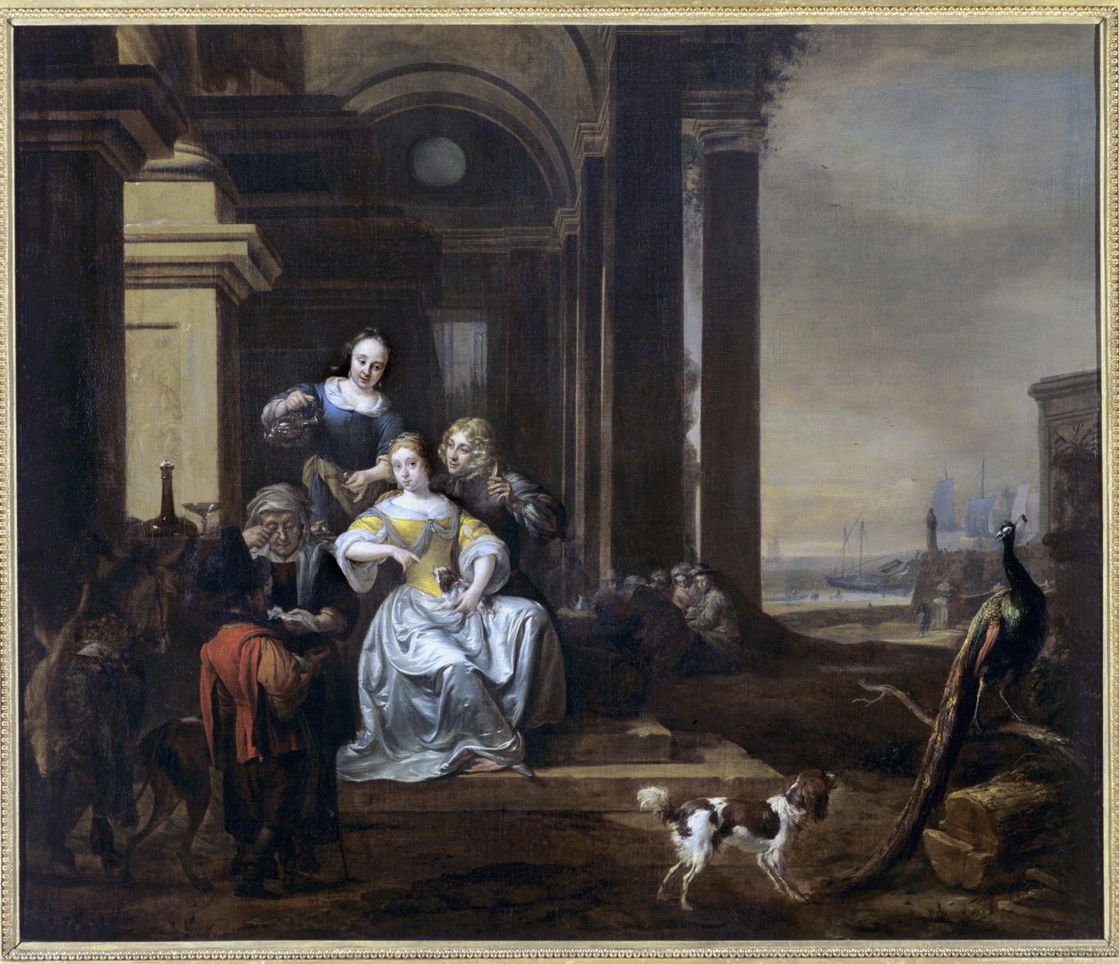 Unge blondiner, 1646-55 av Jan Baptist Weenix