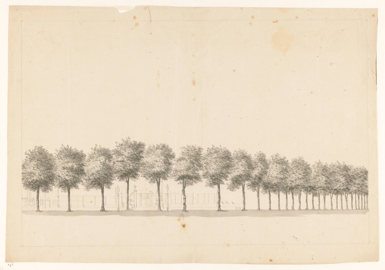 Bomenallee i Batavia av Jan Brandes