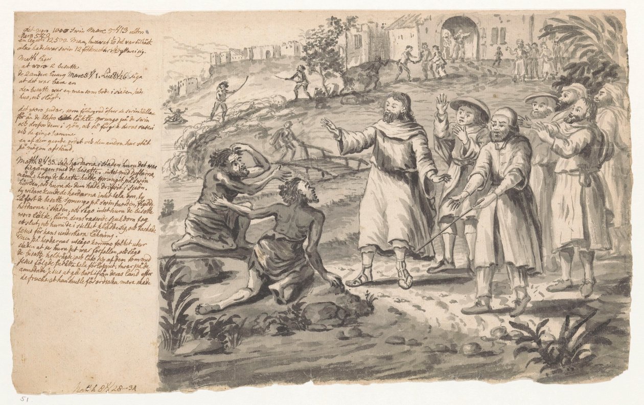 Kristus helbreder de besatte av Jan Brandes