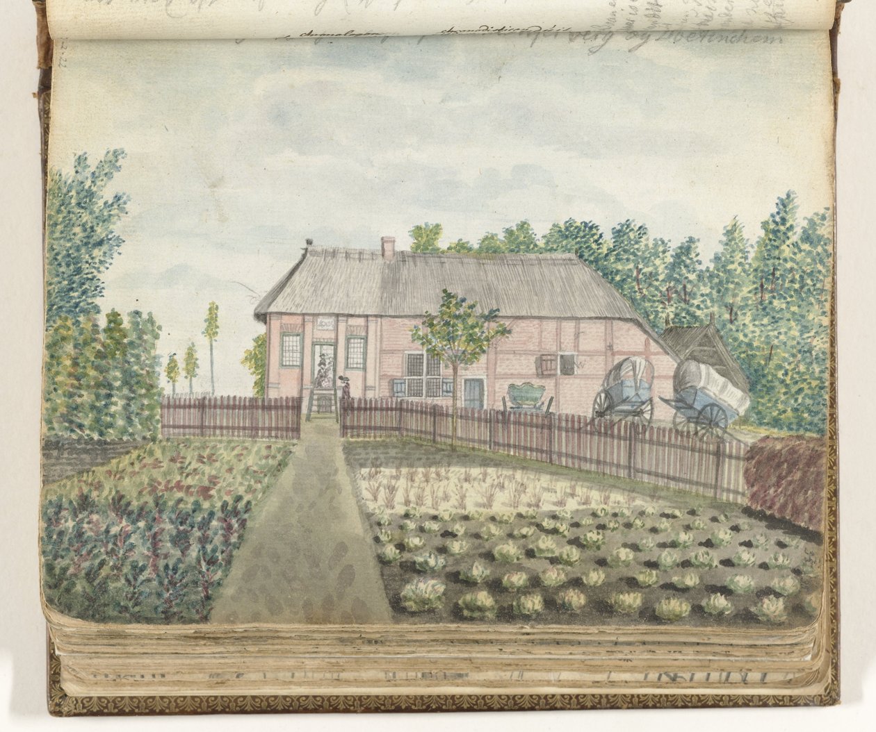 Vertshus eller jakthytte på Montferberg av Jan Brandes