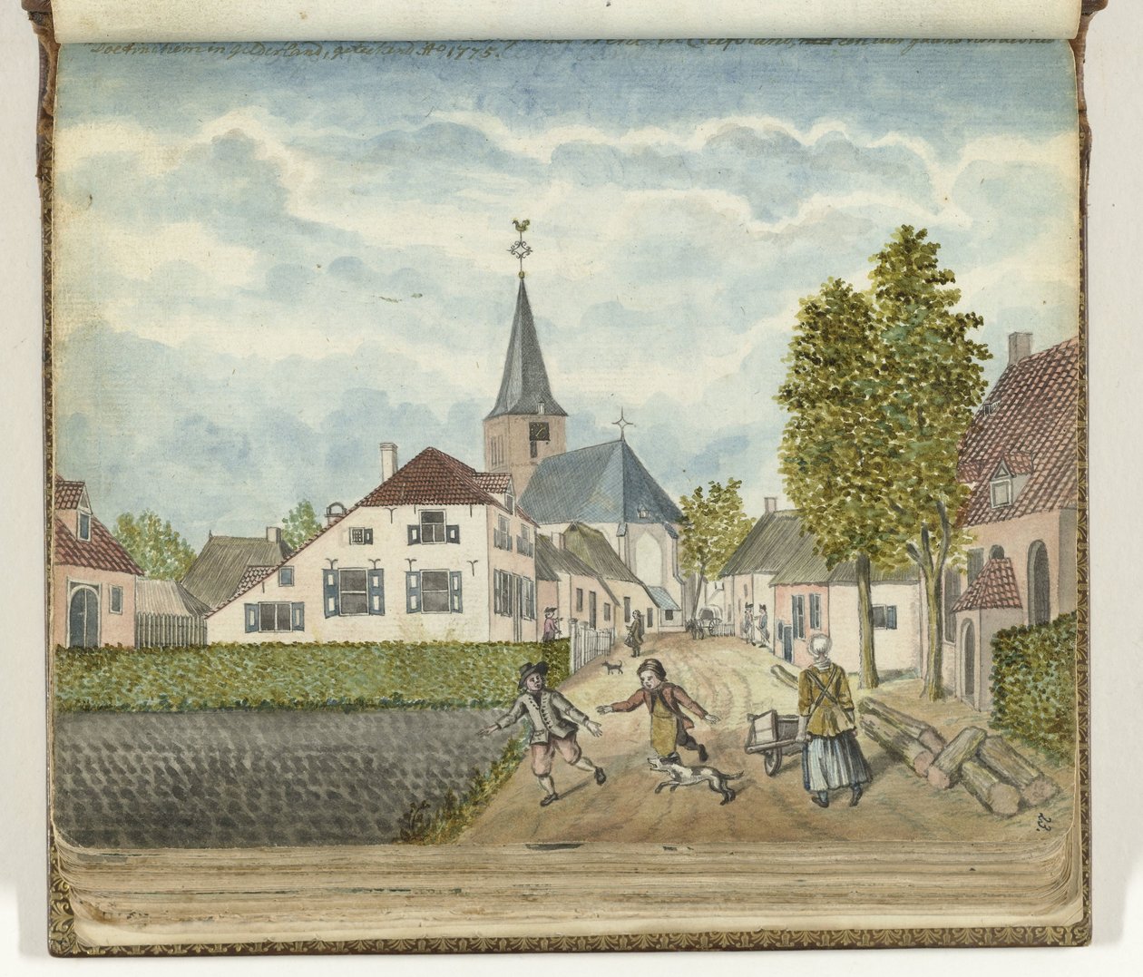 Landsbyen Wehl i Cleefsland av Jan Brandes