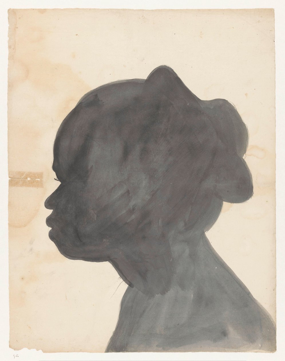 Silhouetportret av Sara av Jan Brandes