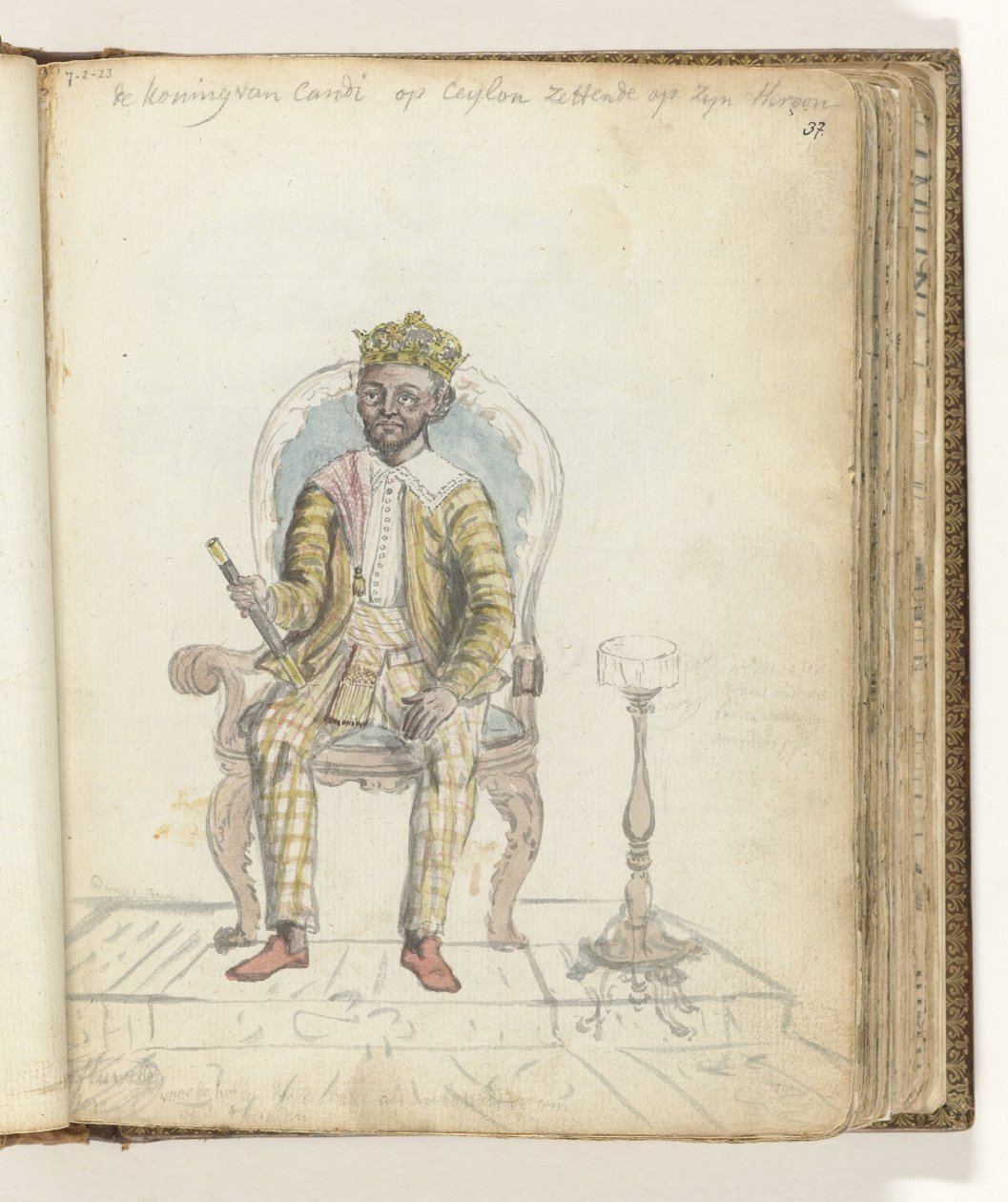 Kongen av Kandy, Sri Rajadi Raja Sinha av Jan Brandes