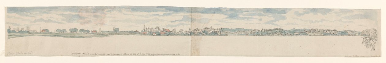 Utsikt over Colombo fra Slave Island av Jan Brandes