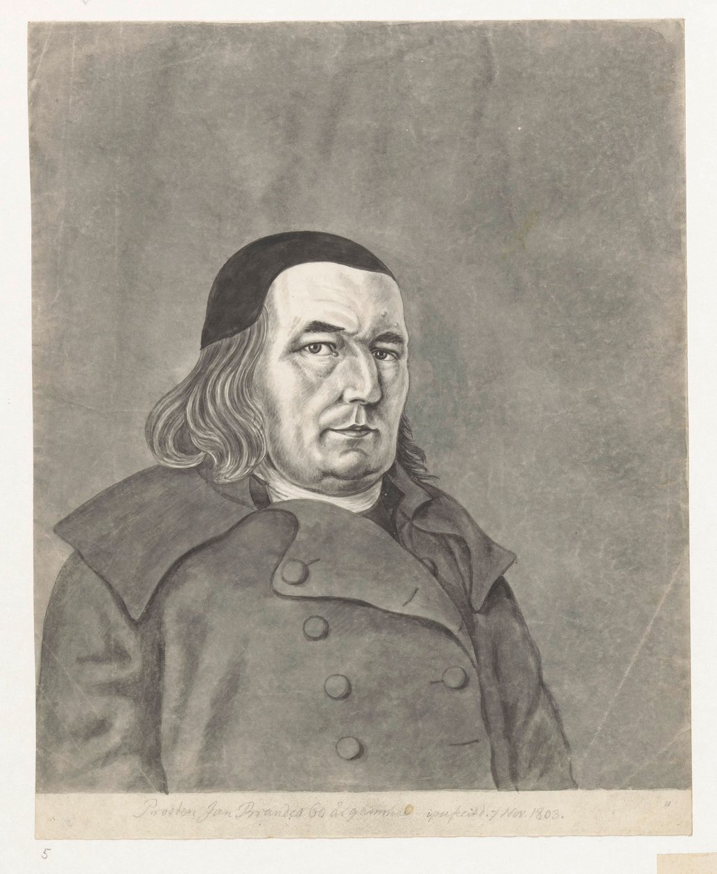 Selvportrett Jan Brandes 1803 av Jan Brandes