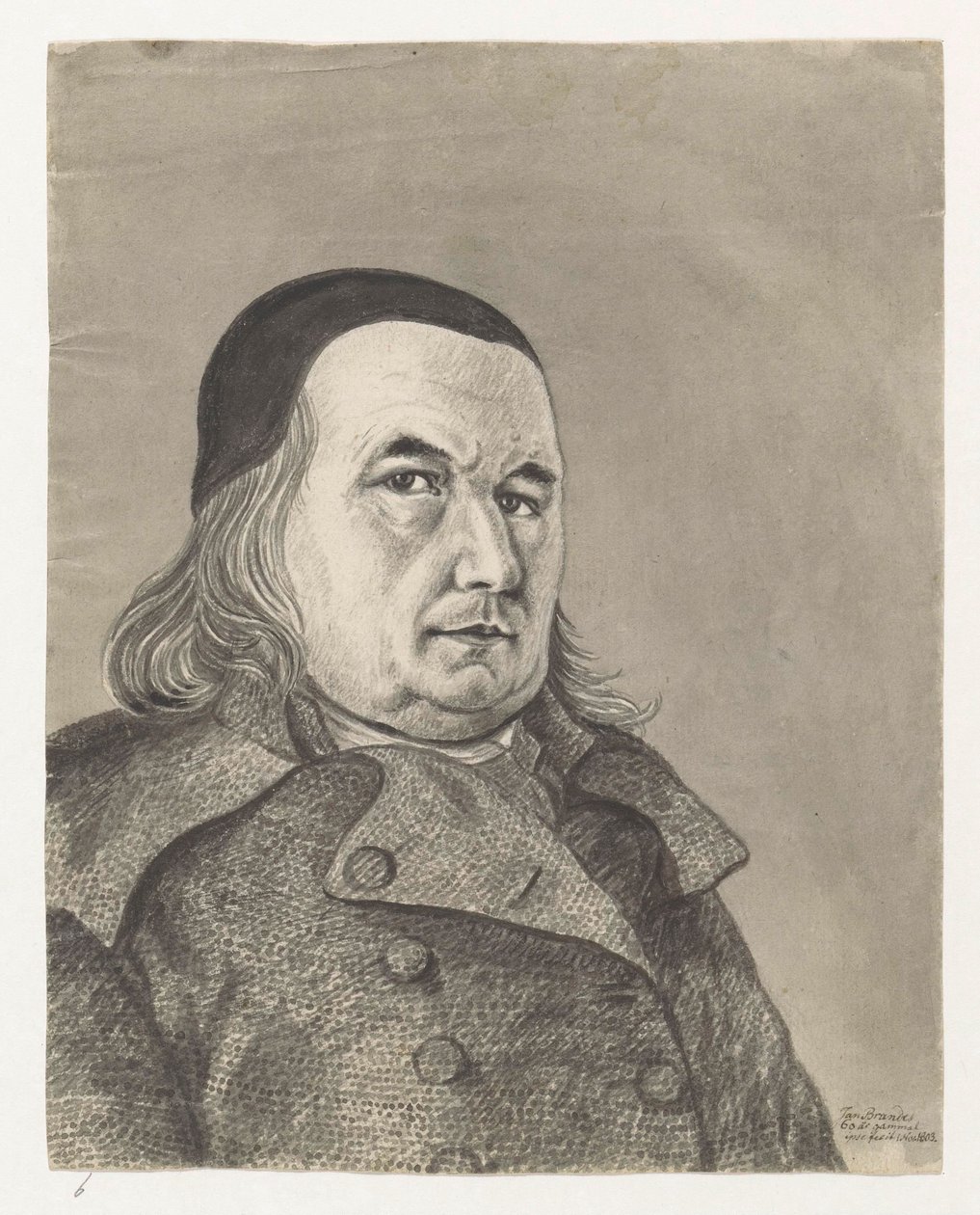 Selvportrett av Jan Brandes 1803 av Jan Brandes