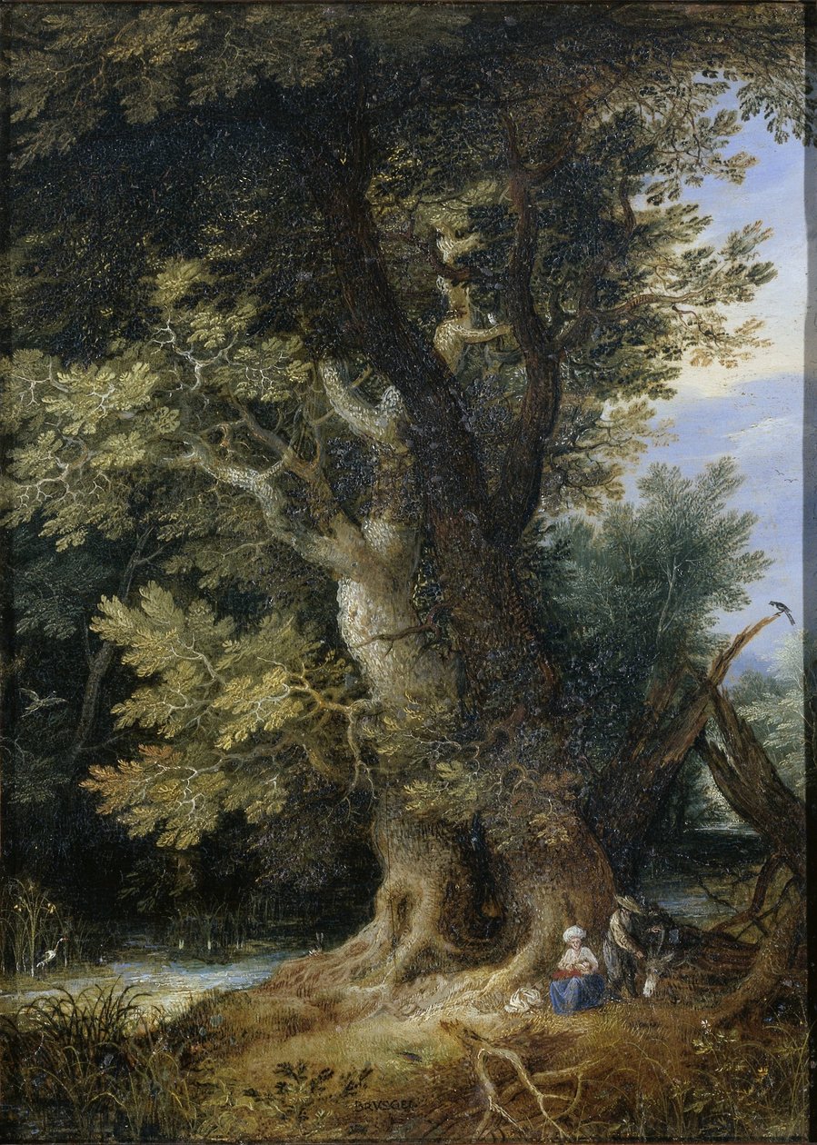 Hvil på flyturen til Egypt av Jan Brueghel (I) (manner of)