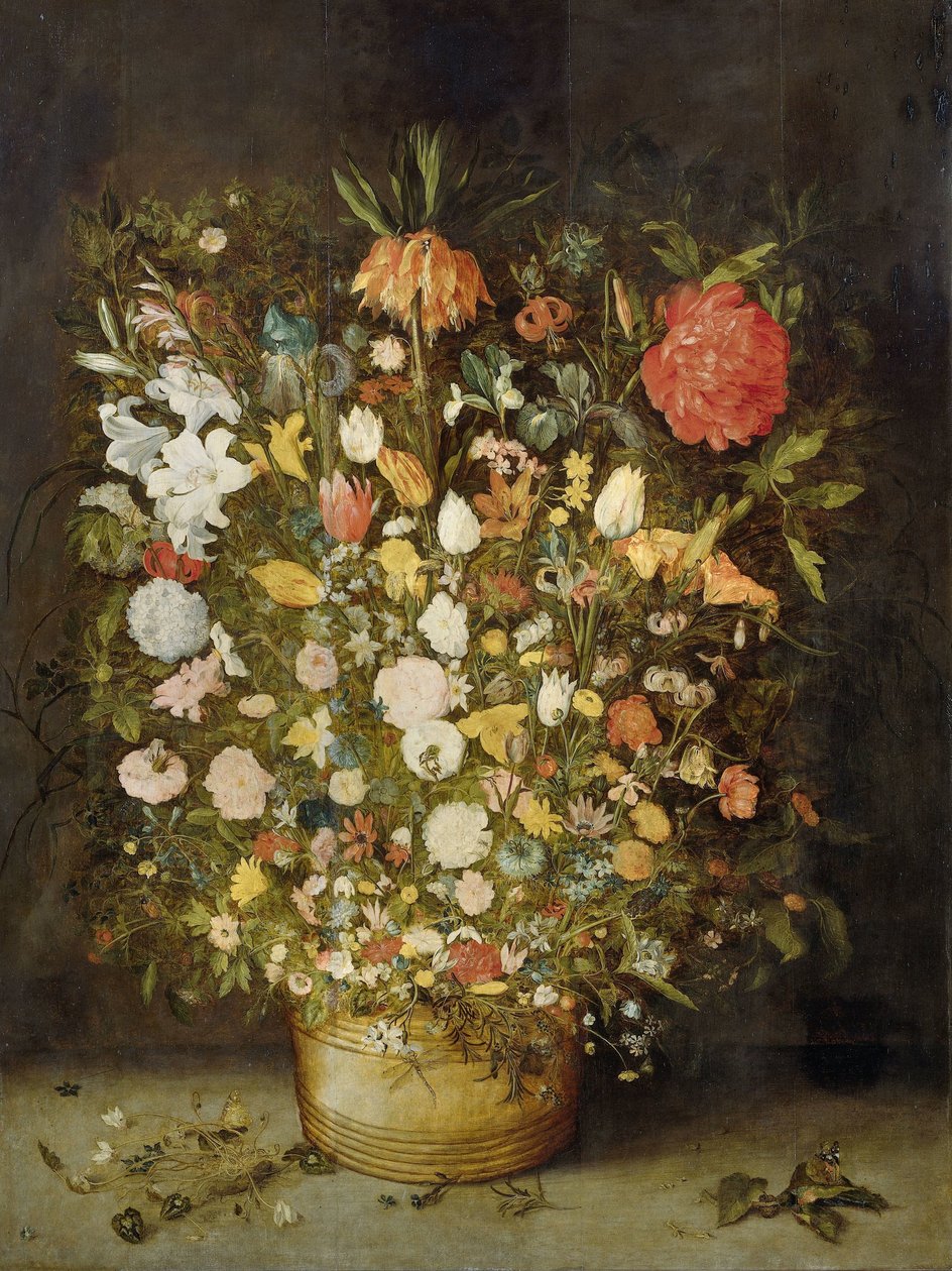 Stilleben med blomster av Jan Brueghel (I) (workshop of)