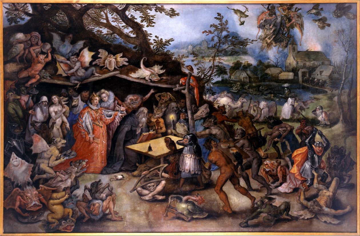 Fristelser av Saint Anthony the Abbed av Jan Brueghel the Elder