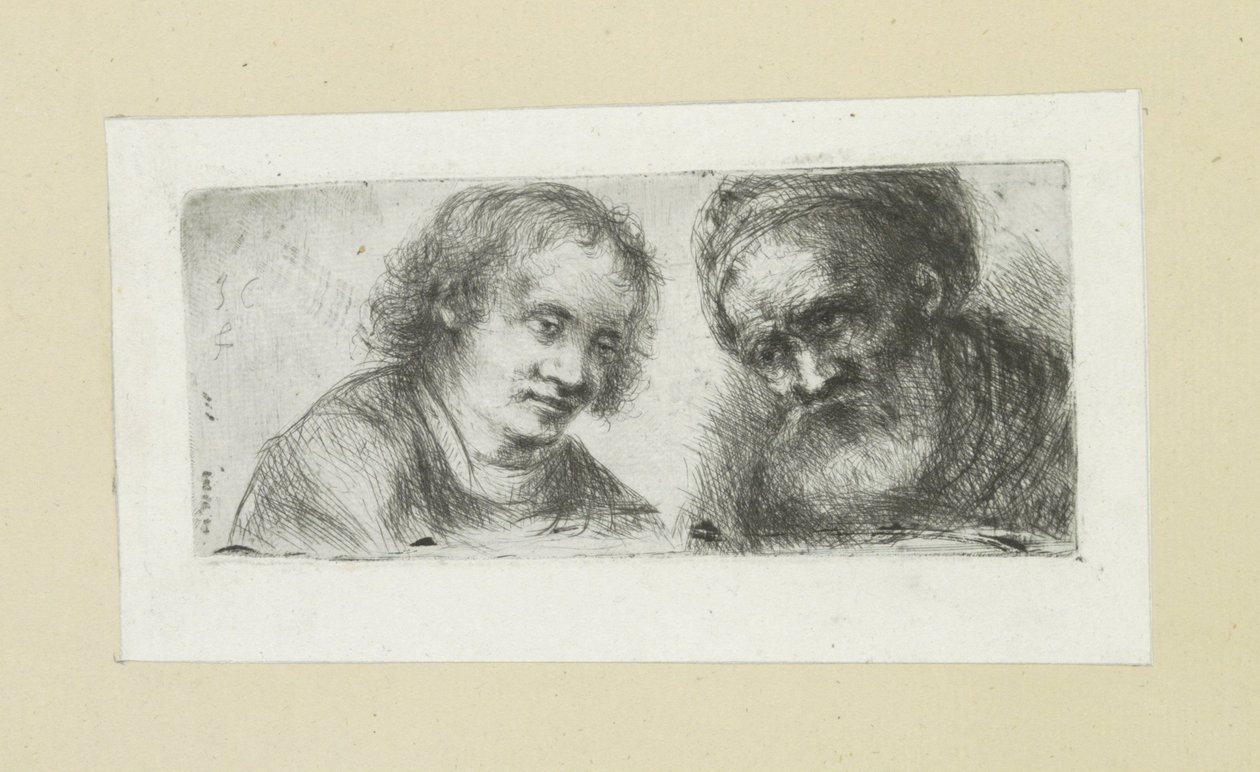 ung i gamle mann The Compleat Work of Etchings av John Chalon / Oeuvre Complette des Eaux Fortes av Jean Chalon (serietittel) av Jan Chalon