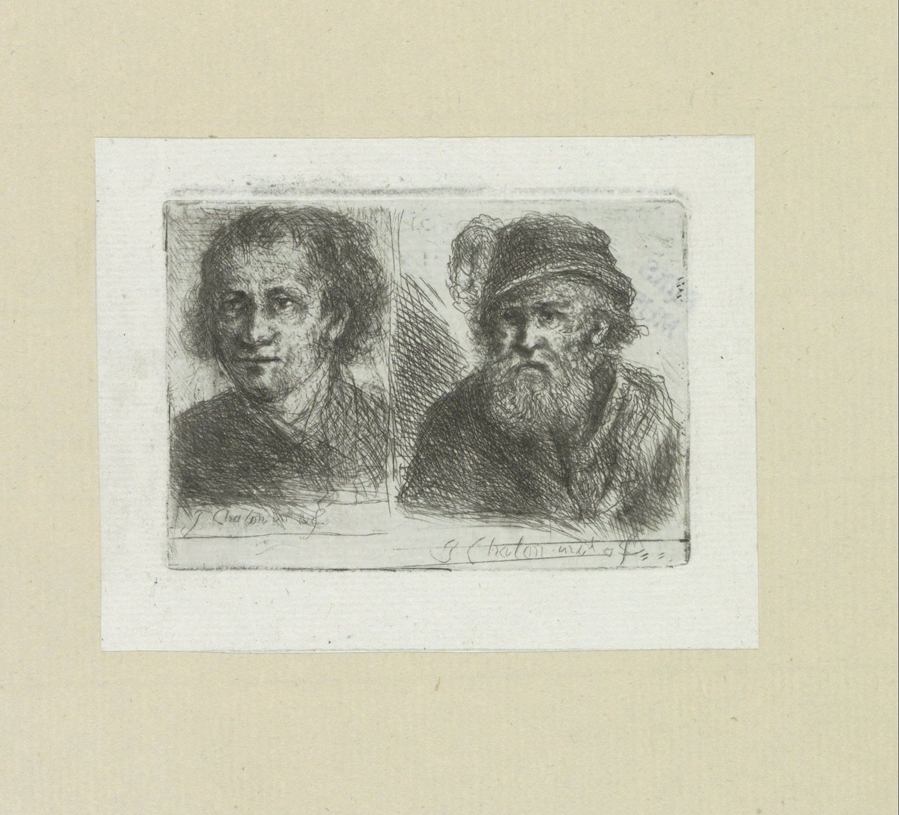 Twee mannen The Compleat Work of Etchings by John Chalon / Oeuvre Complette des Eaux Fortes par Jean Chalon (series title)   1327260   no       norwegian Successfully Translated  Original: Hoofd van een dood kind, liggend op bed Translat: Hoofd van een doo av Jan Chalon