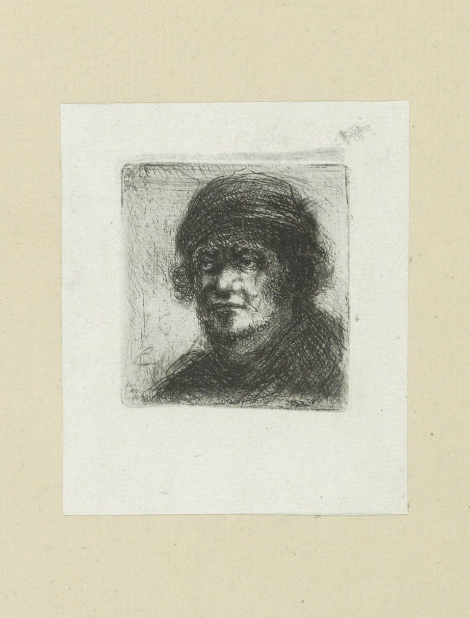 Volwassen mann, til linker The Complete Work of Etchings av John Chalon / Oeuvre Complette des Eaux Fortes par Jean Chalon (serietittel) av Jan Chalon