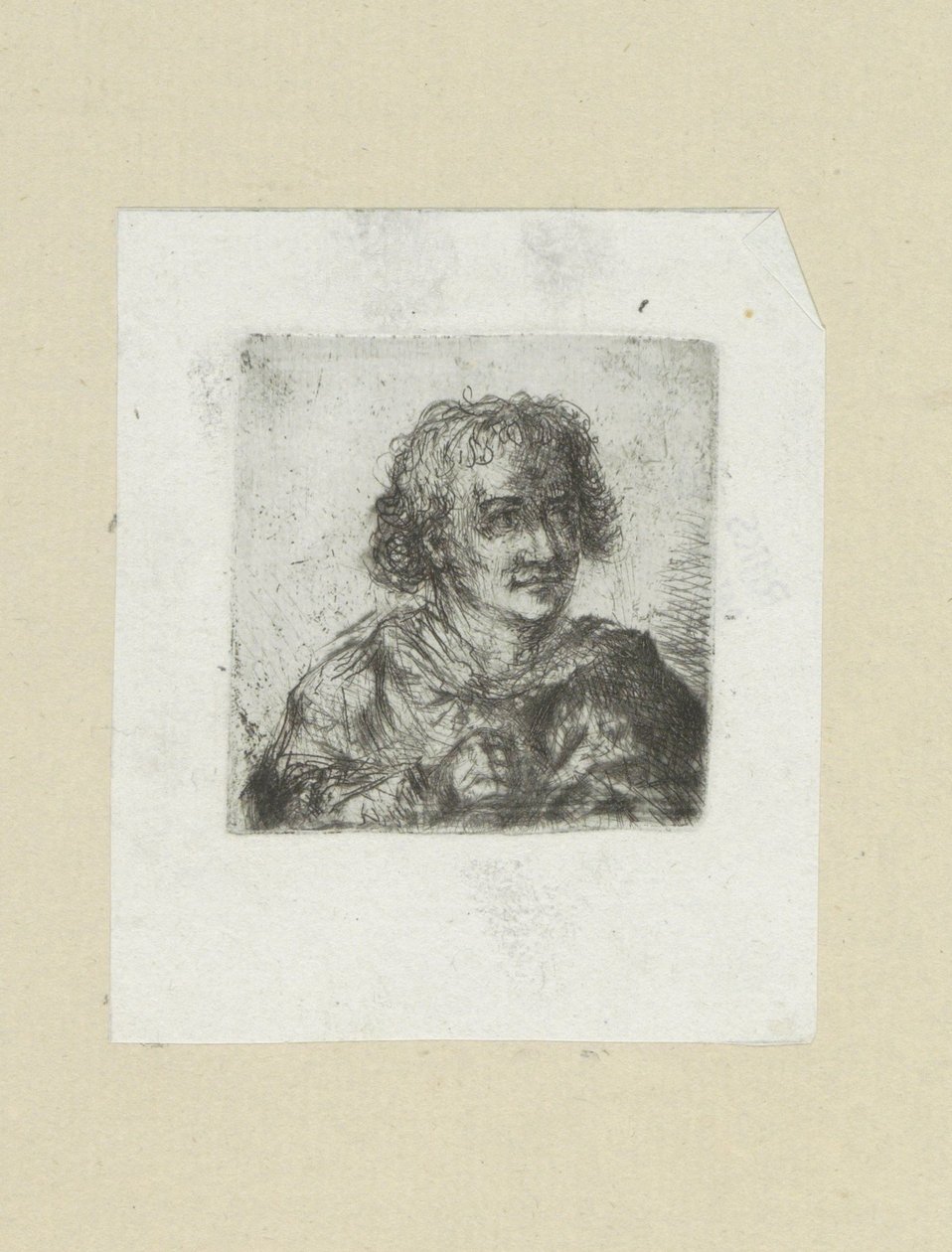 Voksen mann, høyre hånd synlig The Compleat Work of Etchings av John Chalon / Oeuvre Complette des Eaux Fortes av Jean Chalon (serietittel) av Jan Chalon