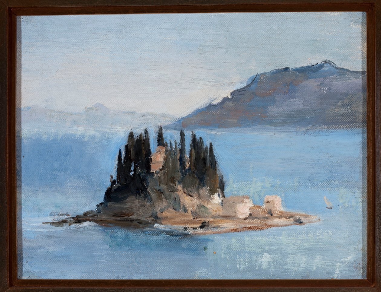 Korfu - Pondikonisi. Fra en reise til Hellas av Jan Ciągliński