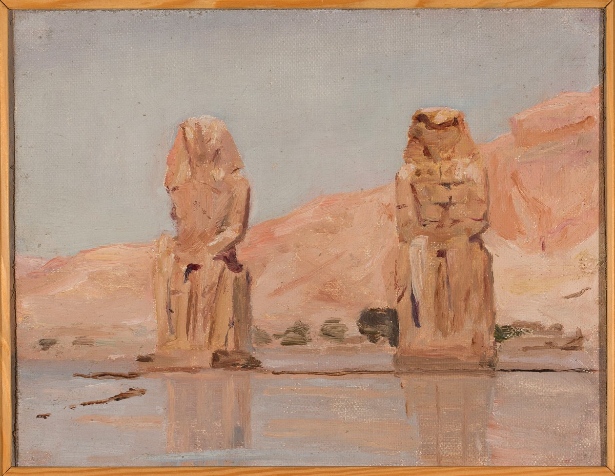 To statuer. Fra en reise til Egypt av Jan Ciągliński