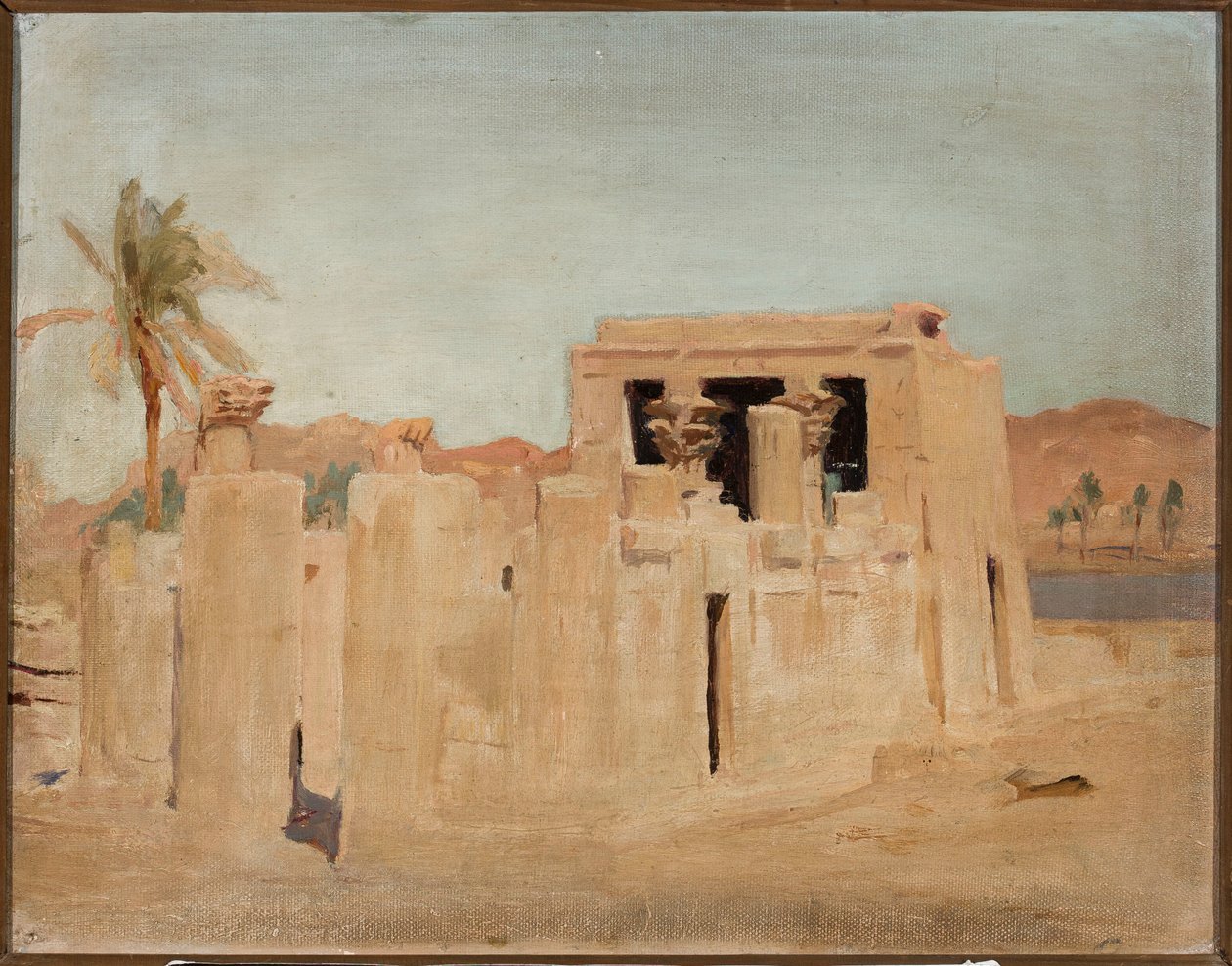 Luxor - Nilens bredd. Fra en reise til Egypt av Jan Ciągliński