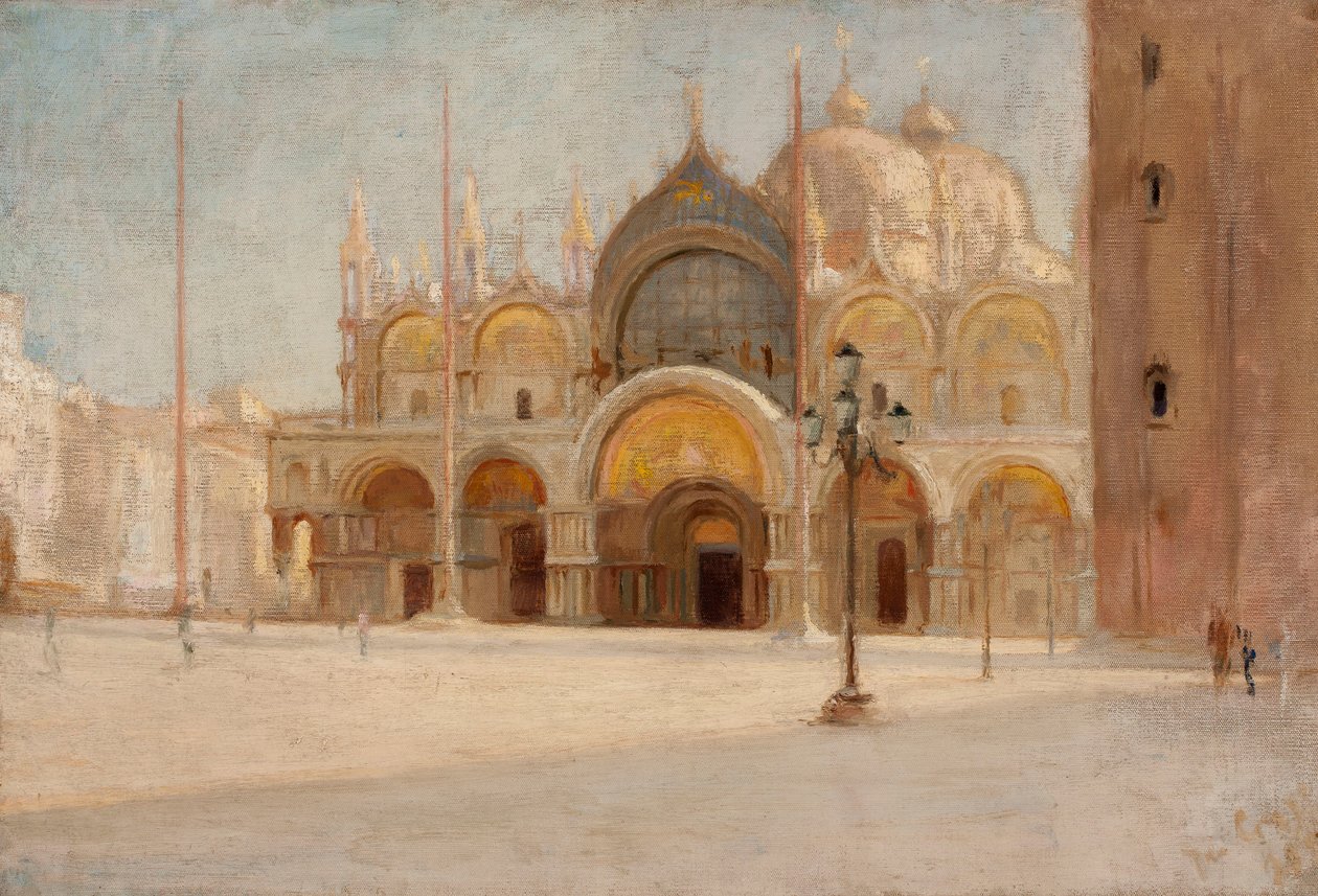 Markusplassen i Venezia av Jan Ciągliński