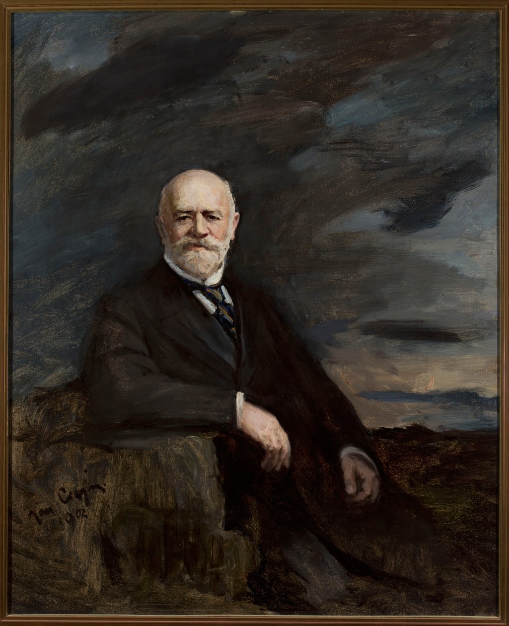 Portrett av Jan Bloch av Jan Ciągliński