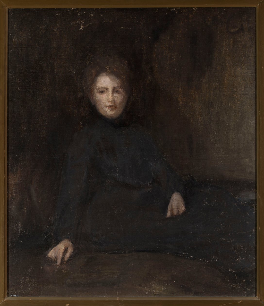 Portrett av Wanda Szwengrubenowa, født Ciąglińska, kunstnerens søster av Jan Ciągliński