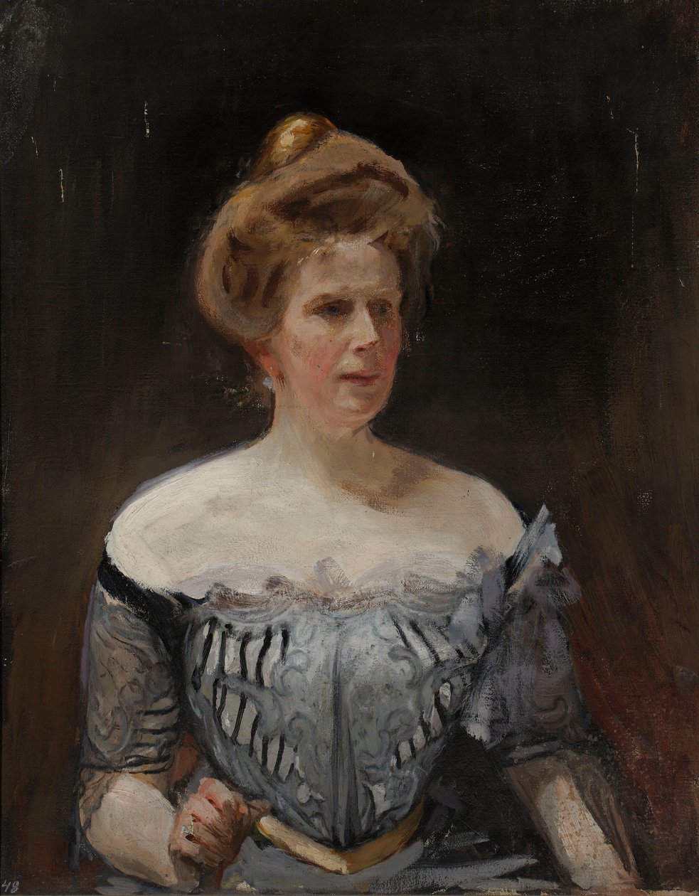 Portrett av baronesse Stackelberg av Jan Ciągliński