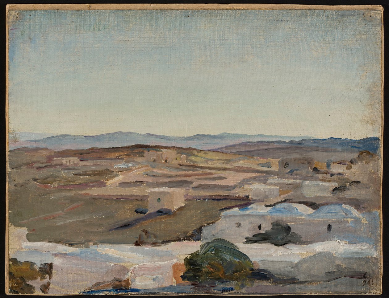 Ramallah nær Jerusalem. Fra en reise til Palestina av Jan Ciągliński