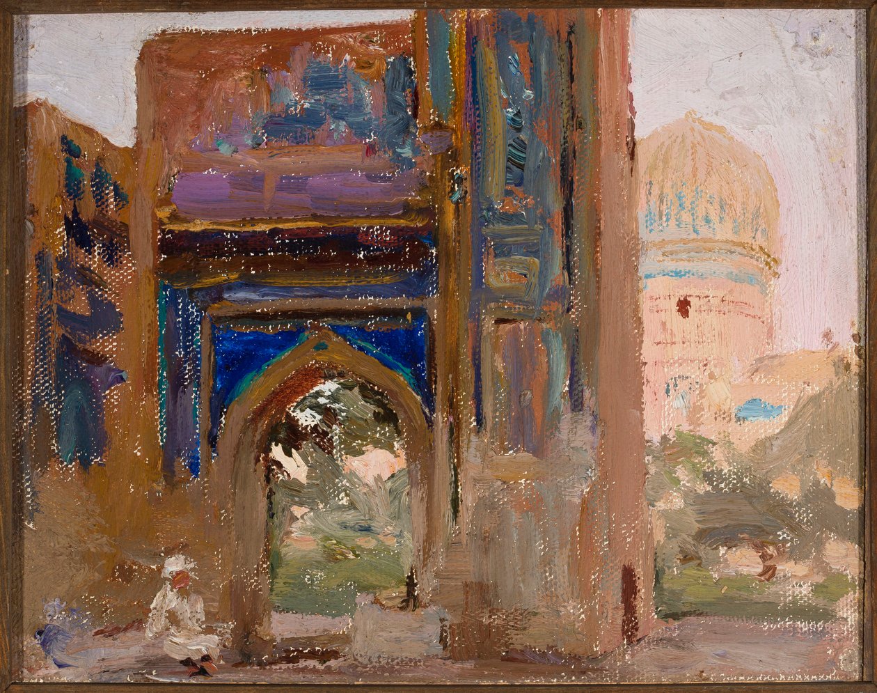 Samarkand - Gur Emir, Tamerlans mausoleum. Fra en reise til Turkestan av Jan Ciągliński