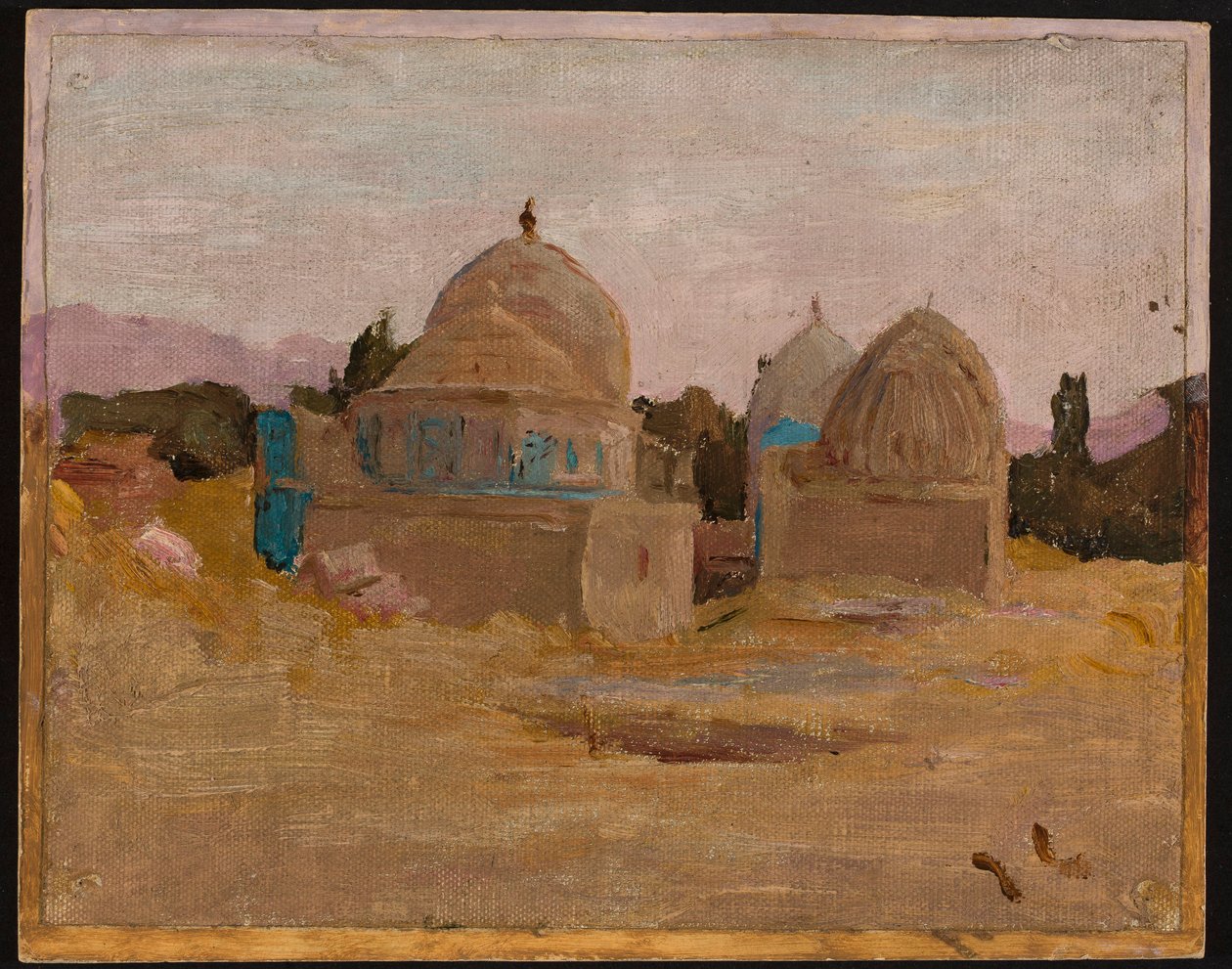 Samarkand - Shah-i-Zinda-moskeen. Fra en reise til Turkestan av Jan Ciągliński