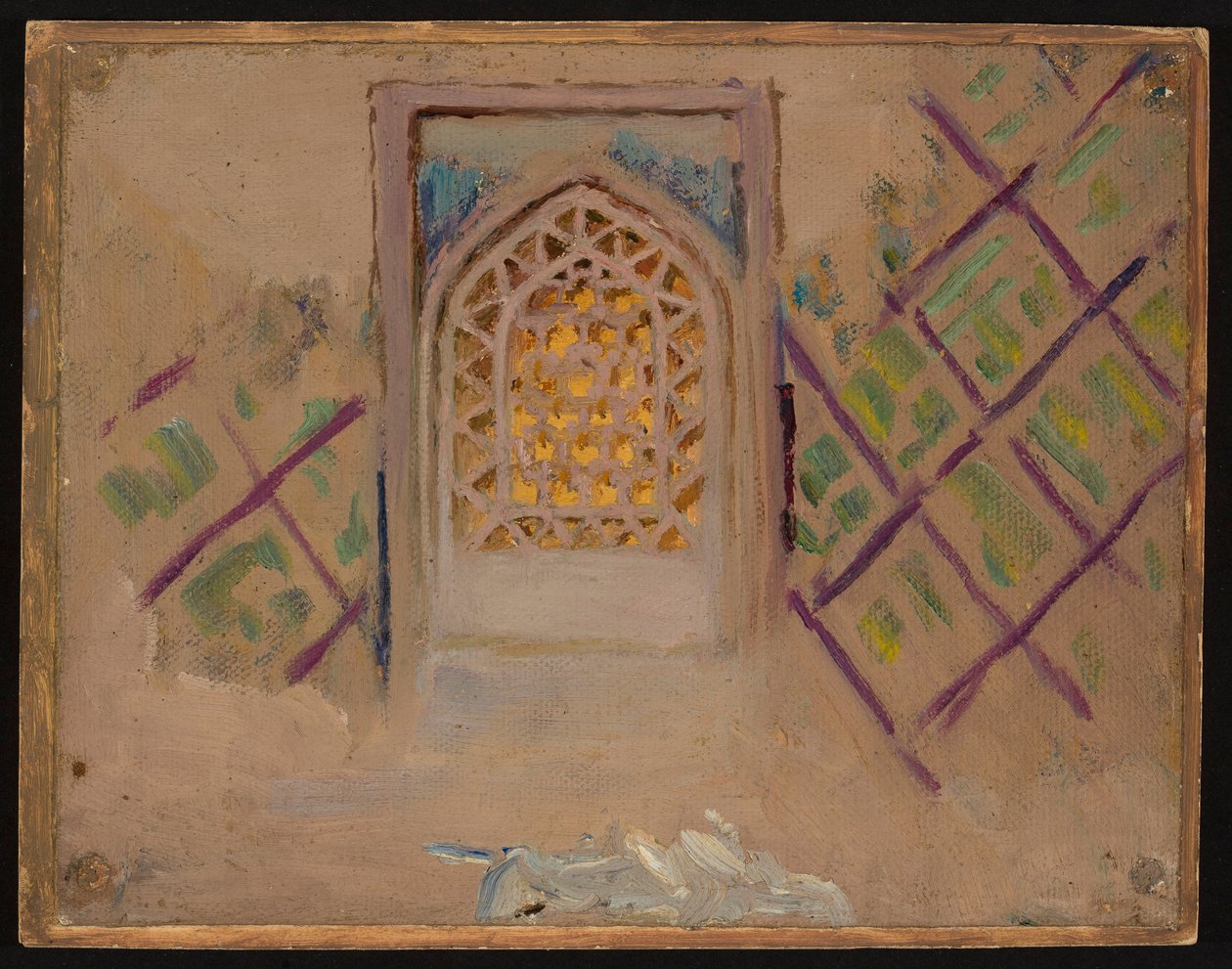Samarkand, vindu. Fra en reise til Turkestan av Jan Ciągliński
