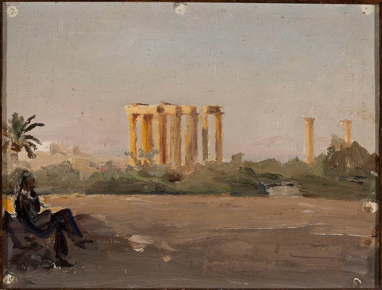 Jupitertempelet i Athen. Fra en reise til Hellas av Jan Ciągliński