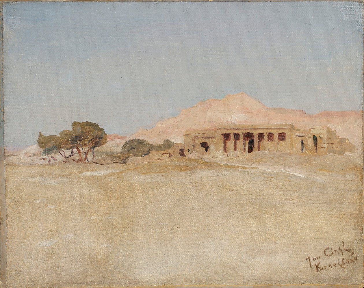Tempelet i Kurna - Luxor. Fra en reise til Egypt av Jan Ciągliński