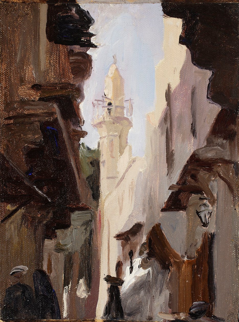 Gate i Kairo. Fra en reise til Egypt av Jan Ciągliński