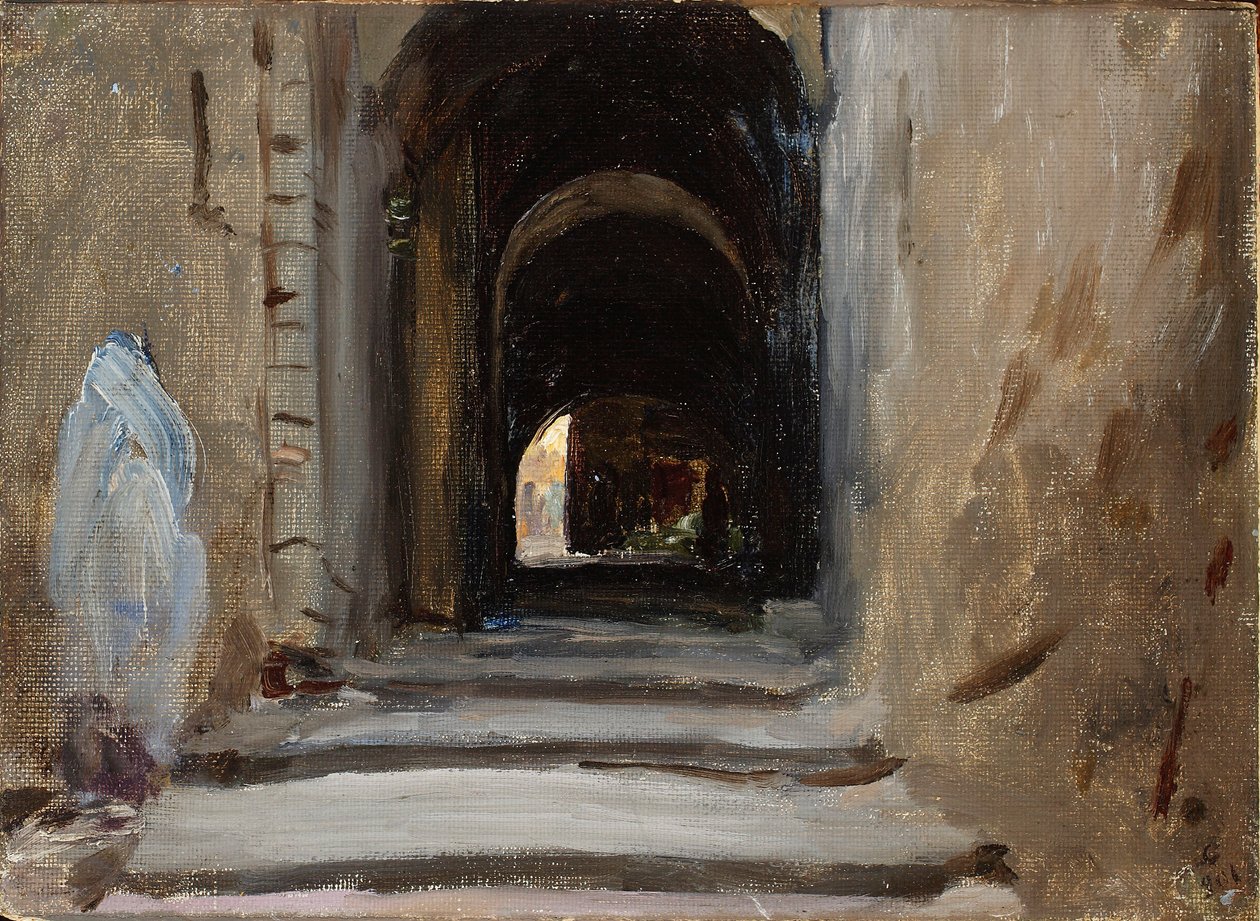 Via Dolorosa i Jerusalem. Fra en reise til Palestina av Jan Ciągliński
