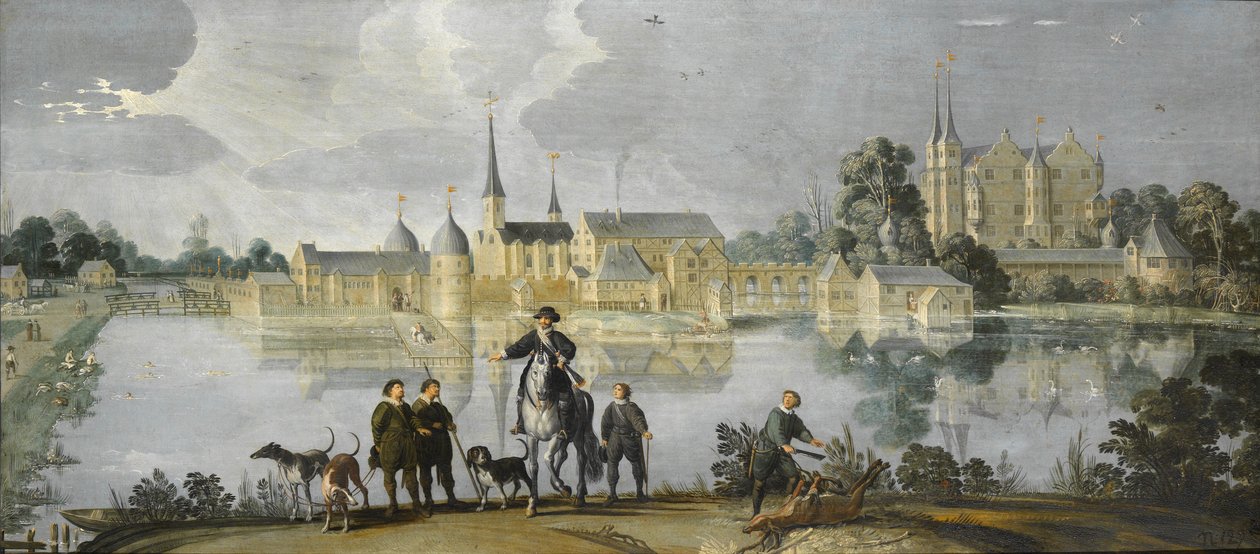 Frederiksborg slott, København, Danmark, ca. 1590-1610 av Jan Claeszen van Wijck