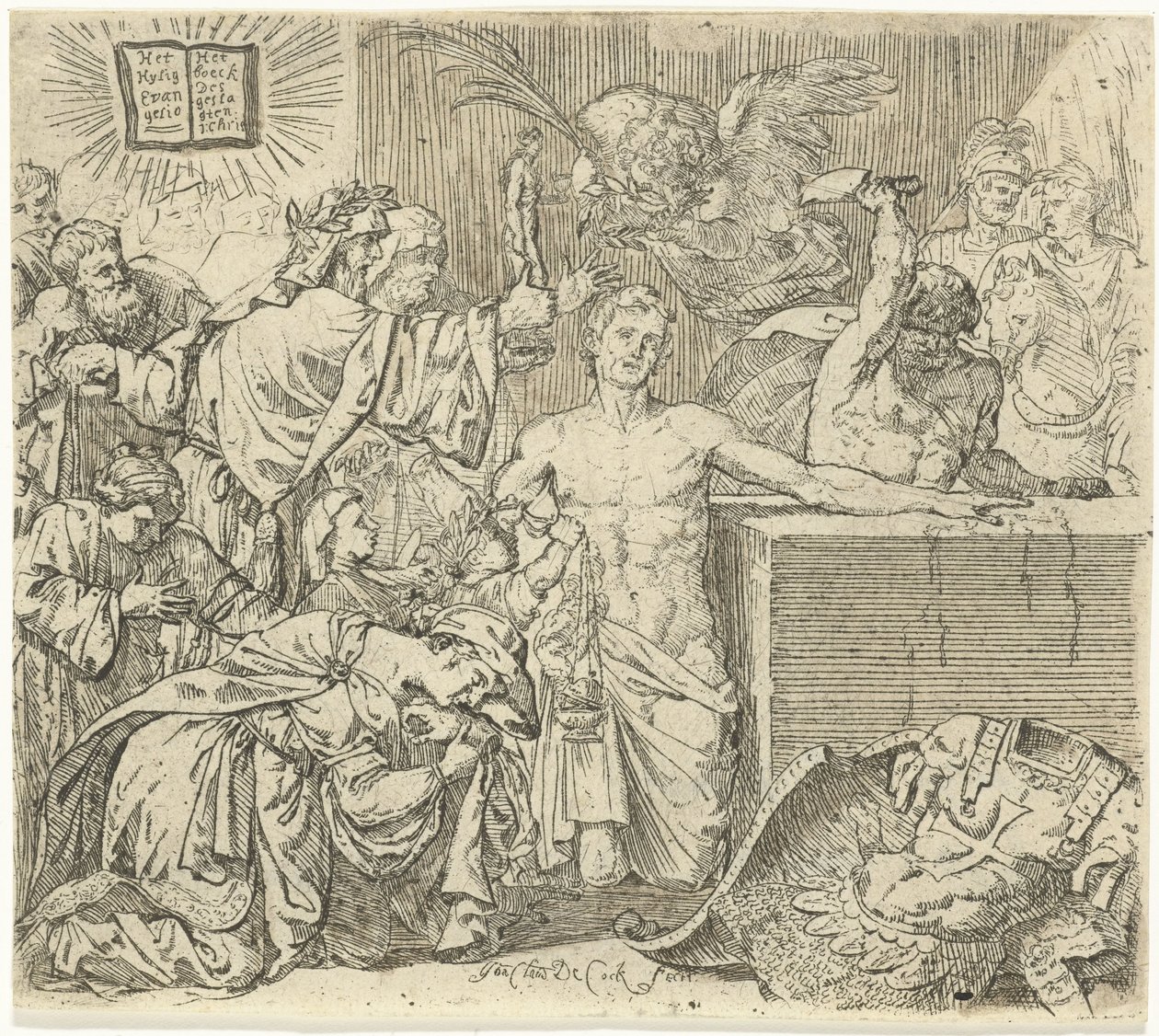Martyrdøden til Saint Quirinus av Neuss av Jan Claudius de Cock