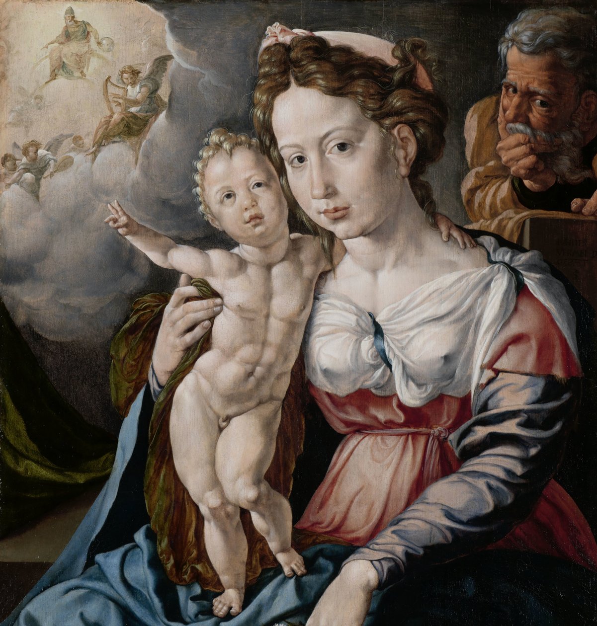 Den hellige familie av Jan Cornelisz Vermeyen