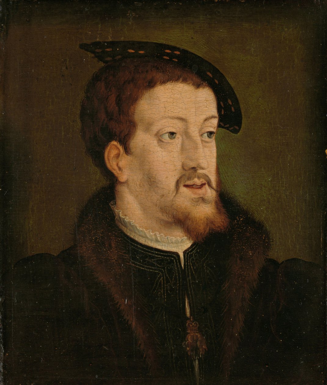Portrett av Charles V, den hellige romerske keiseren, ca. 1530 av Jan Cornelisz Vermeyen