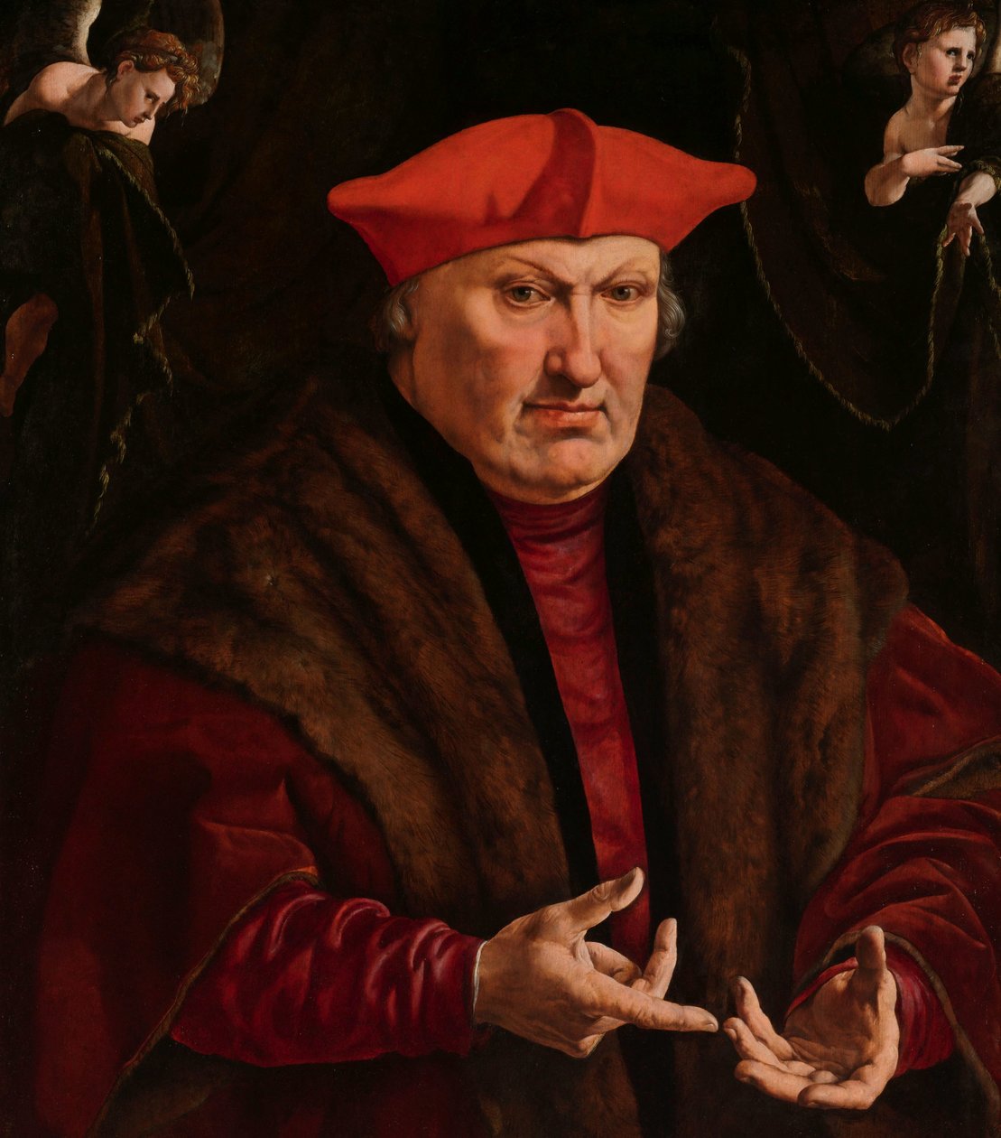 Portrett av Erard de la Marck Portrett van Erard de la Marck av Jan Cornelisz Vermeyen