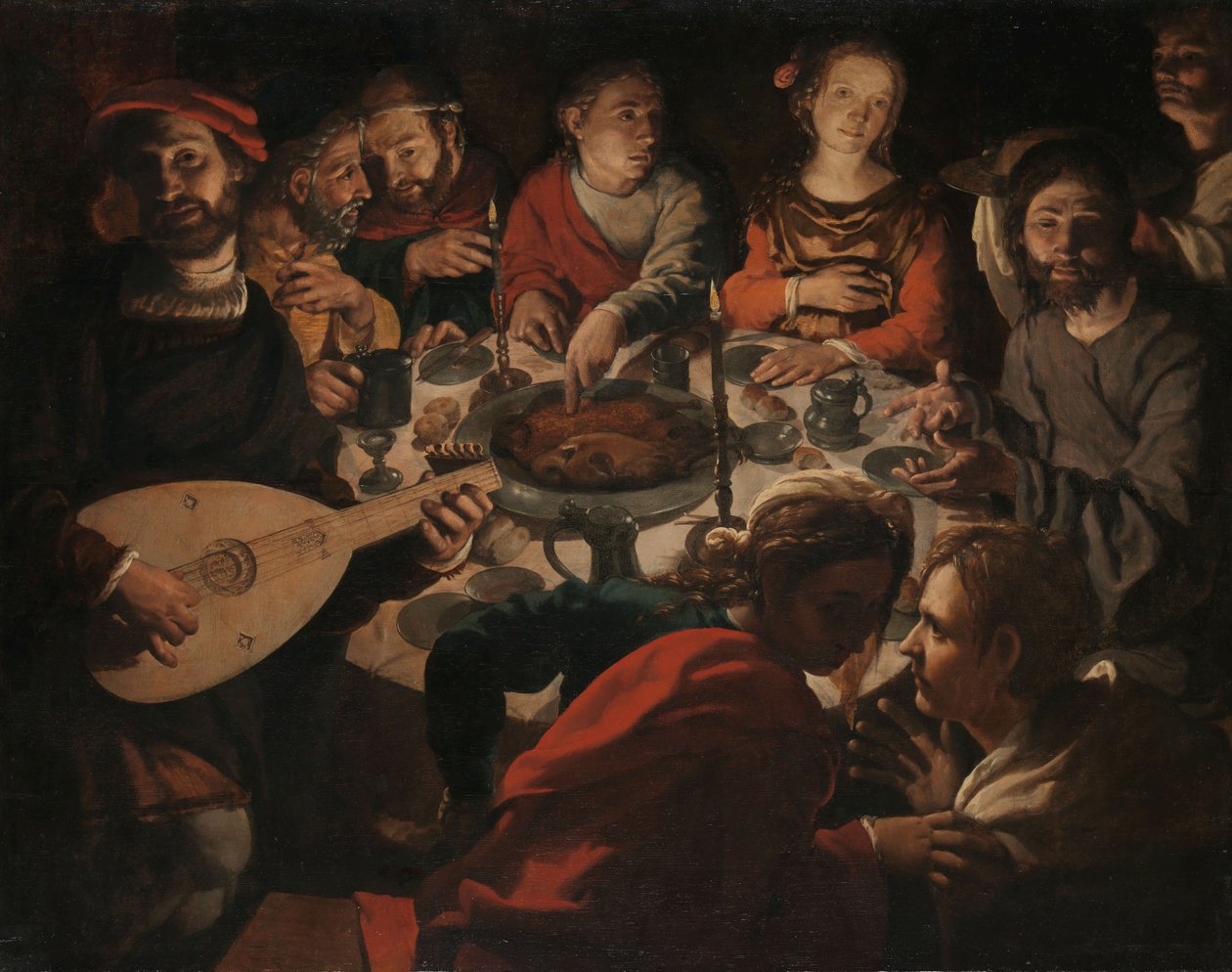 Ekteskapet i Kana, ca. 1530-32 av Jan Cornelisz Vermeyen
