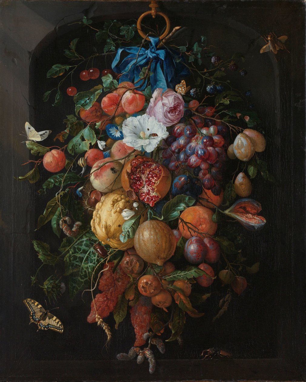 Festong av frukt og blomster Festong av frukt og blomster av Jan Davidsz de Heem